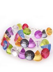 Multicoloured Large Cones Necklace by Jackie Brazil