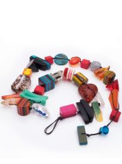 Indiana Jones Long Mix Clolours Necklace