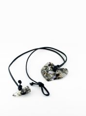 Seaweed Heart Necklace by Jackie Brazil