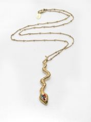 Long Cobra Necklace by Coco Lush