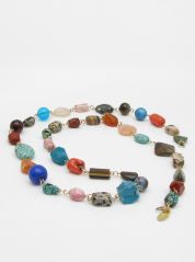 Coco Lush Long Semi-precious Stones Necklace